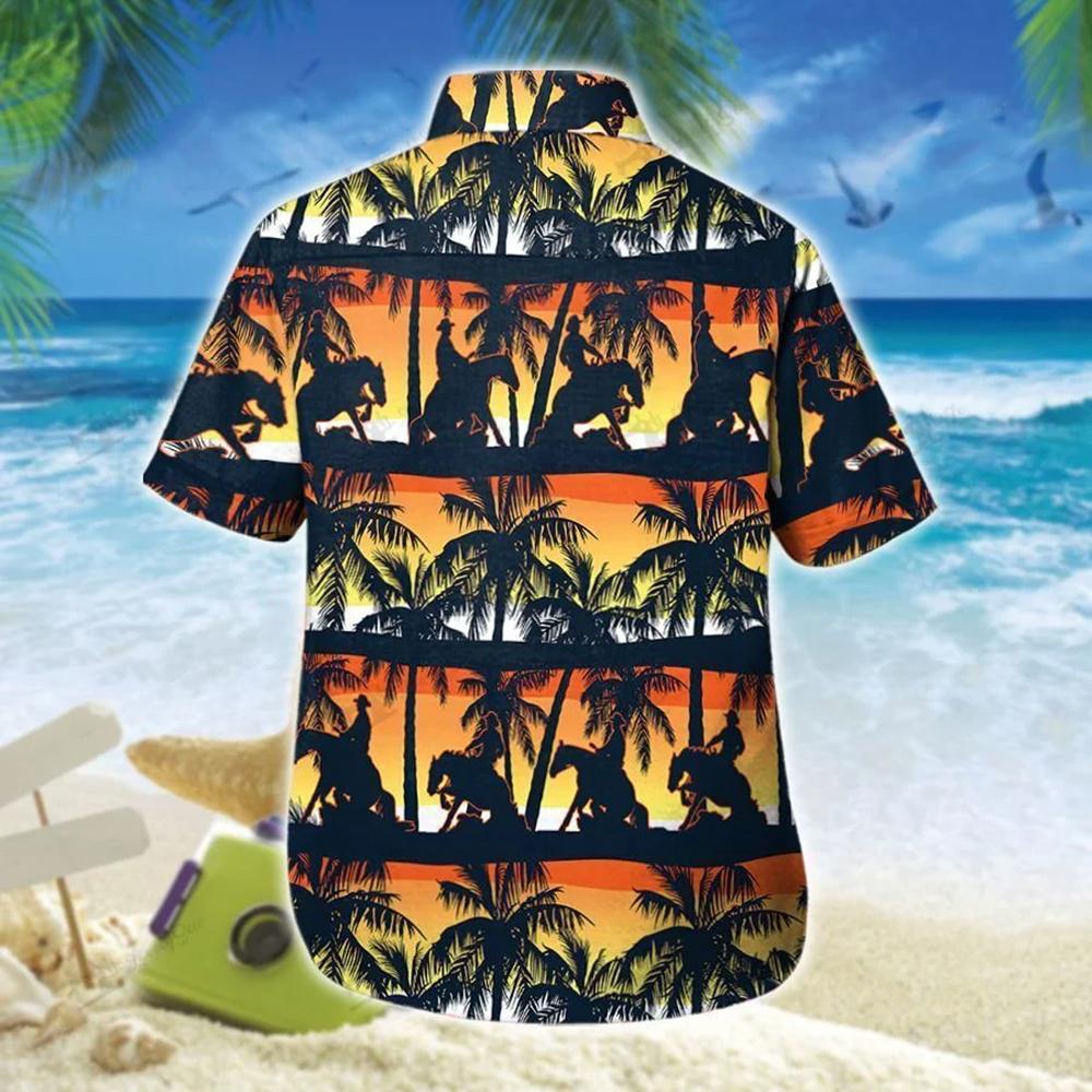 Reining Horse On Beach Dusk Hawaii Hawaii Shirt For Men Women Ha55775