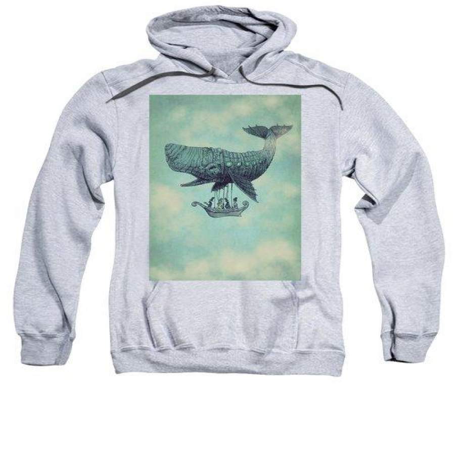 Blue Whale Hooded Sweat Shirt