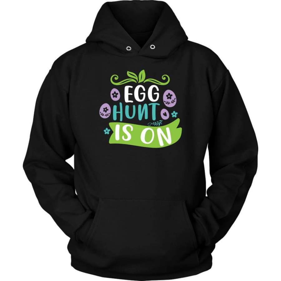 Egg hunt is on a hoodie