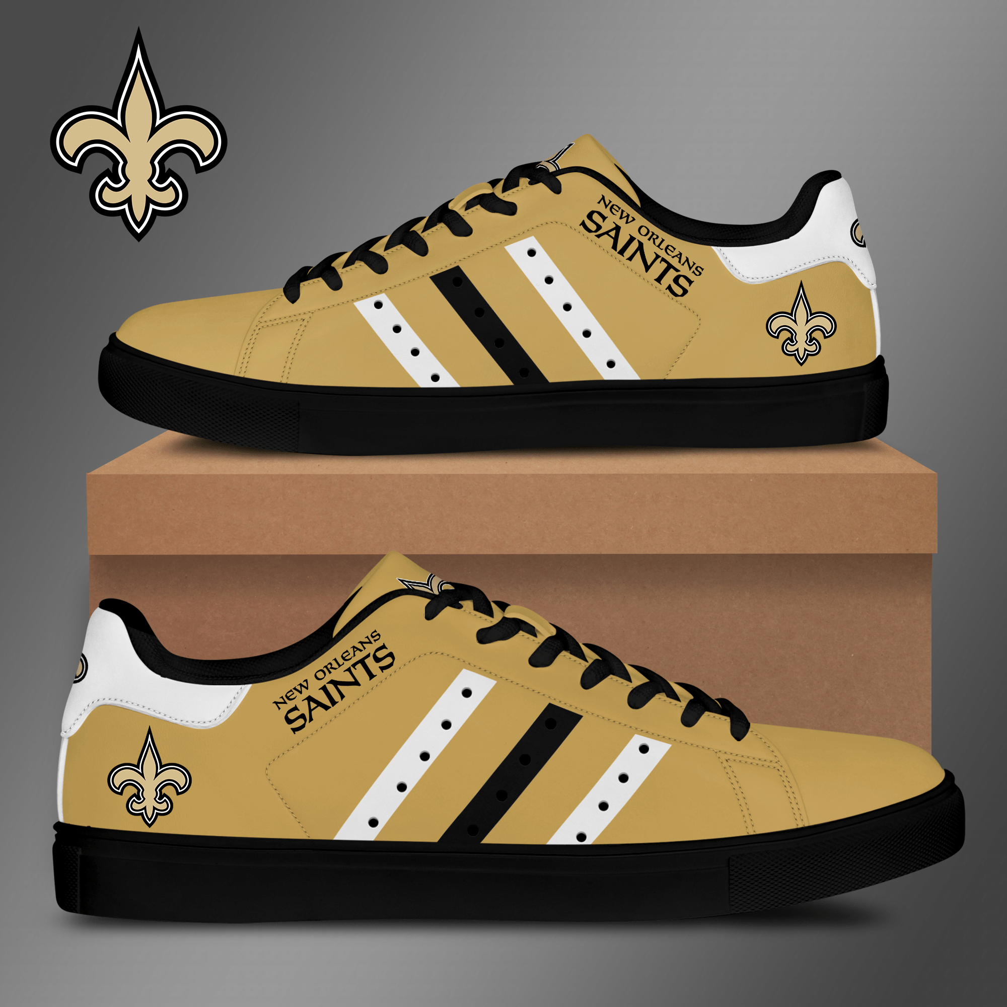 New Orleans Saints Low Top Shoes V12