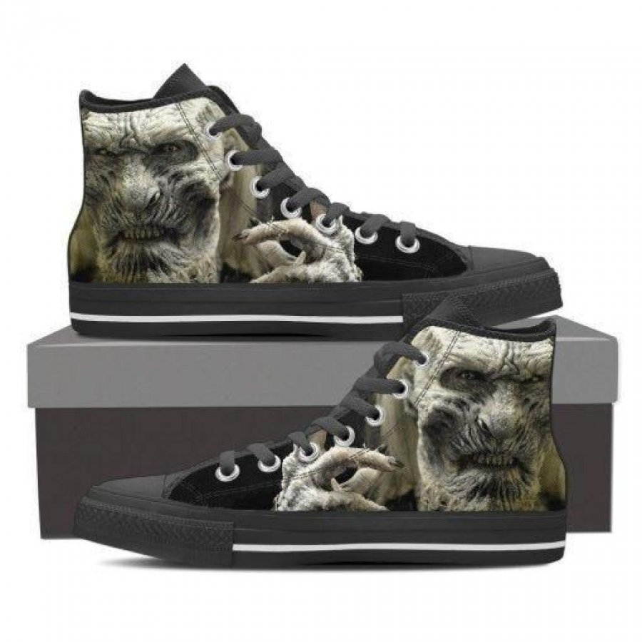 White Walkers Game of thrones custom canvas shoes