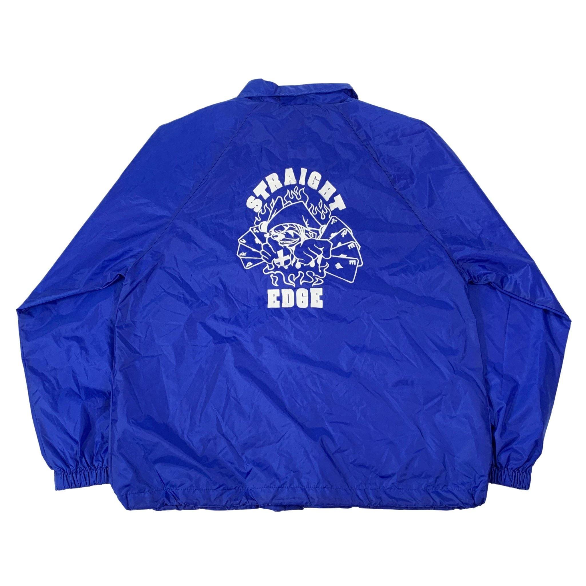 Vintage Straight Edge “Drug Free” Windbreaker