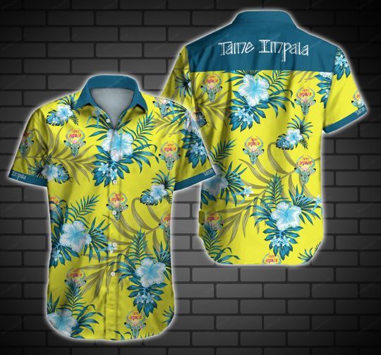 Tame Impala Hawaii Graphic Print Short Sleeve Hawaii Casual Shirt Ha56755