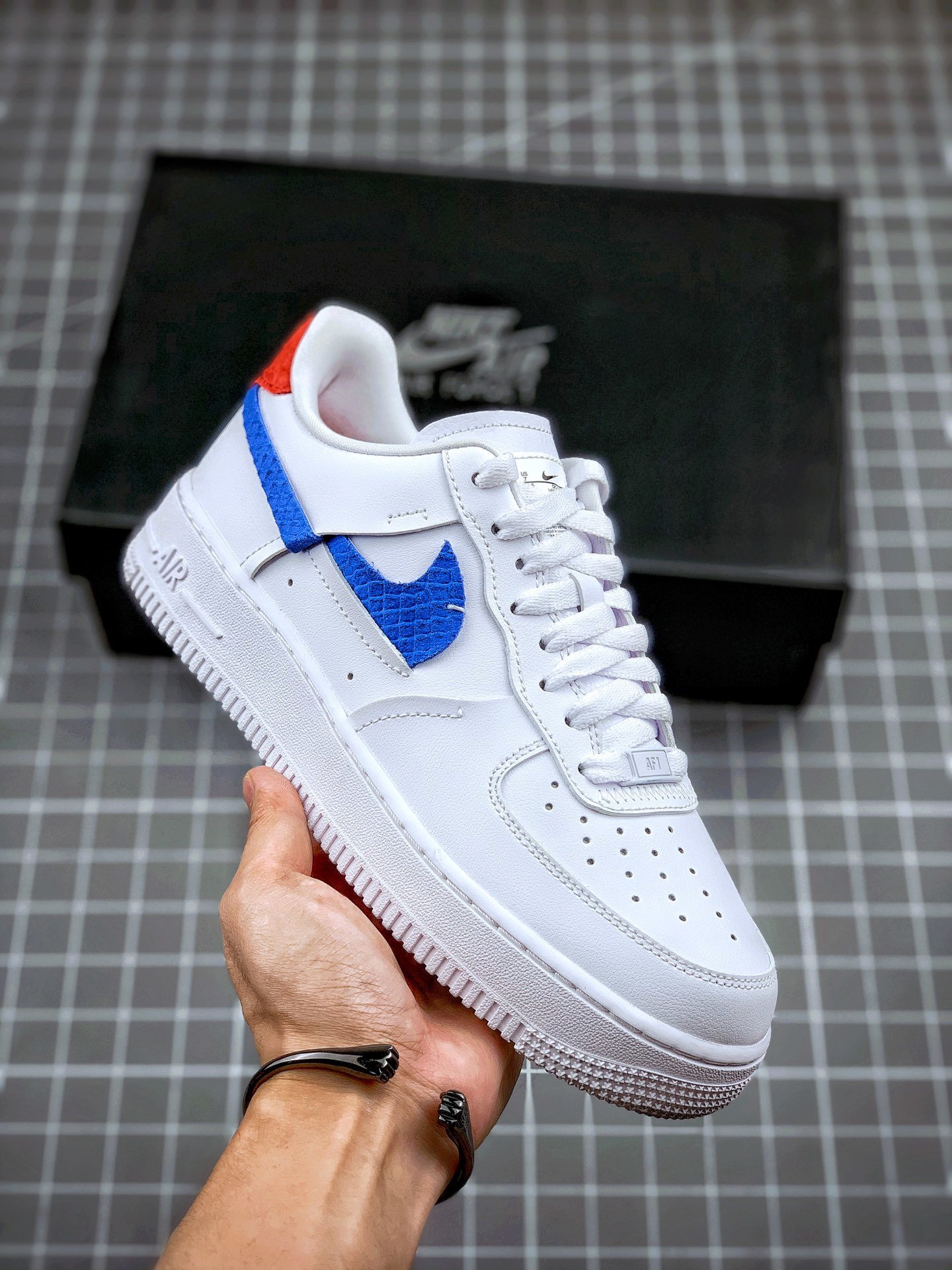 Nike Air Force 1 LXX Snakeskin Red Blue 5340127