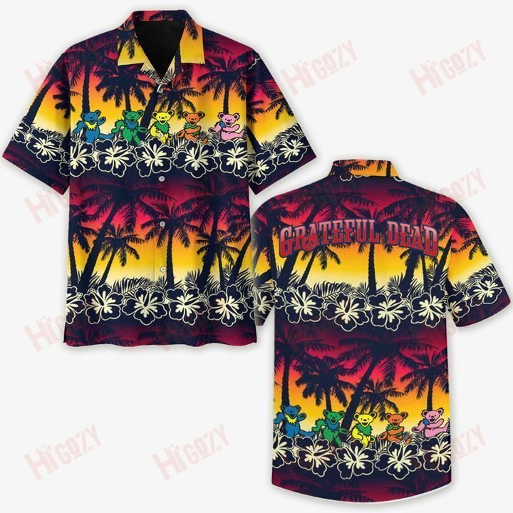 Grateful Dead Bear Hawaii Shirts Ha23484