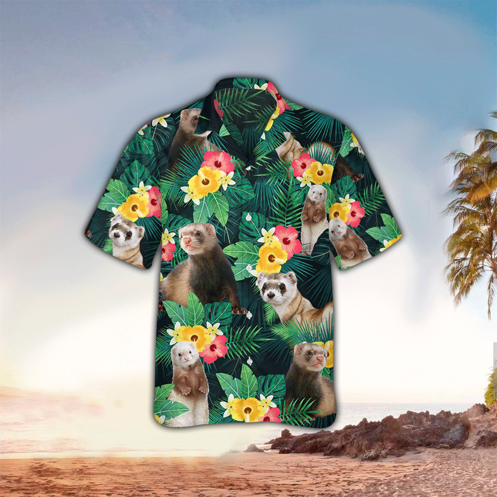 Ferrets Tropical Summer Vibes Edition Hawaii Shirt Aloha Ha90746