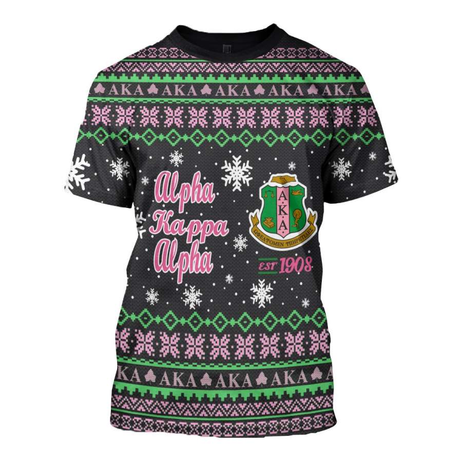 3D ALL OVER ALPHA KAPPA ALPHA UGLY SWEATER 209020191