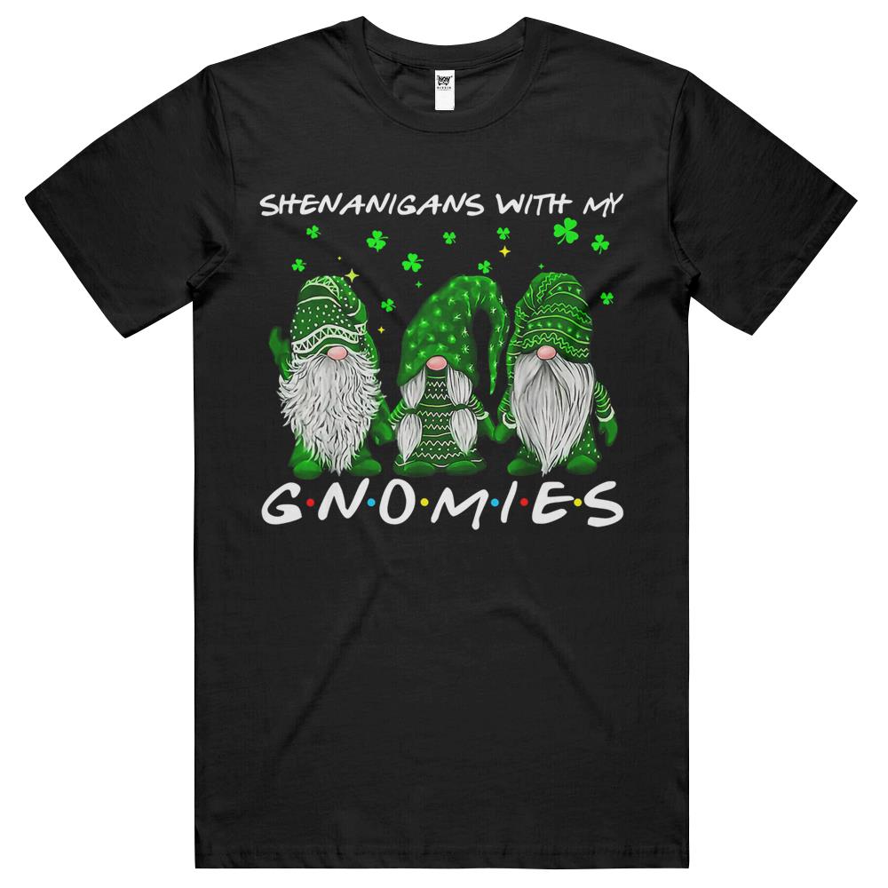 Shenanigans With My Gnomies St Patrick’S Day Gnome Shamrock T Shirts