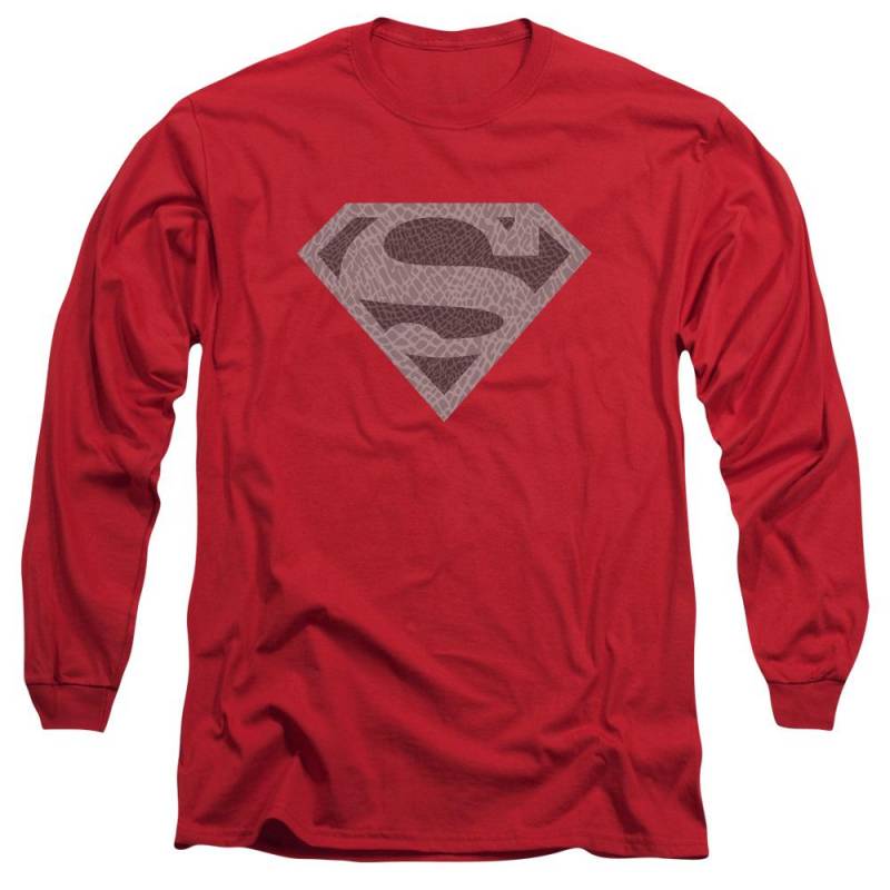 Superman Elephant Shield Men’s Long Sleeve T-Shirt