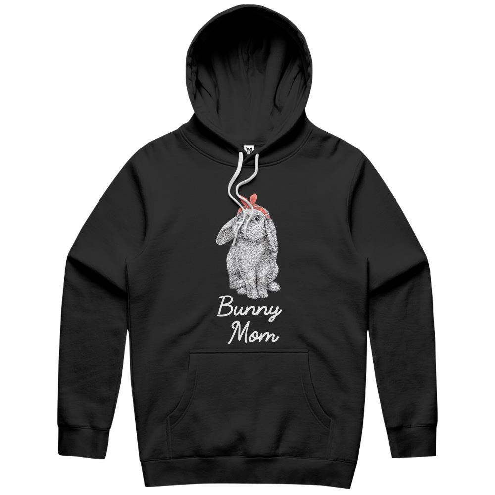 Lop Eared Bunny Rabbit Mom Drawing Hoodie