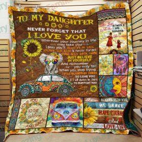 The Love Between Mother And Daughter Is Forever, Hippie Quilt