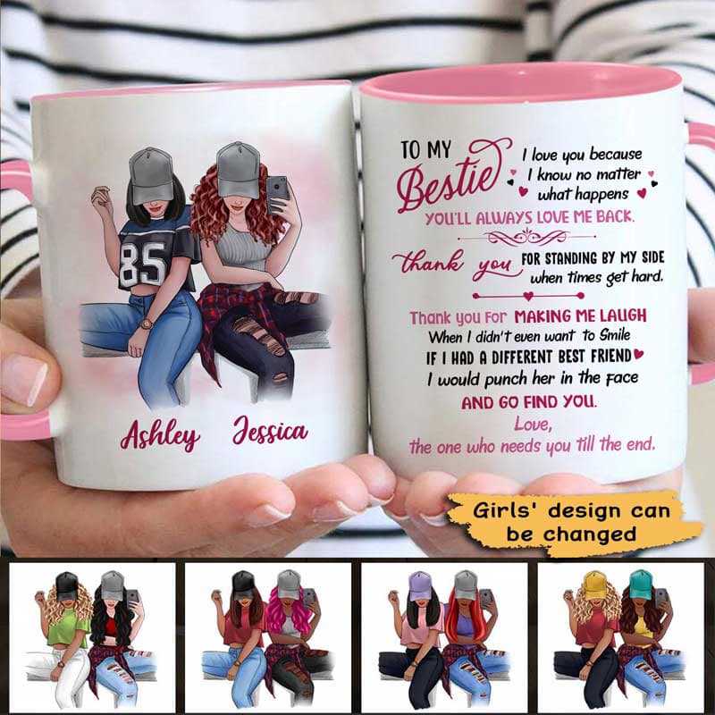 To My Selfie Bestie Personalized Mug