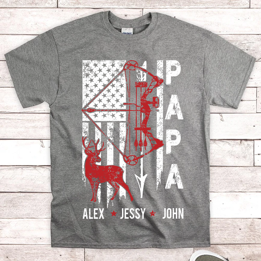 Apayprints – Papa – Hunter | Personalized T-Shirt