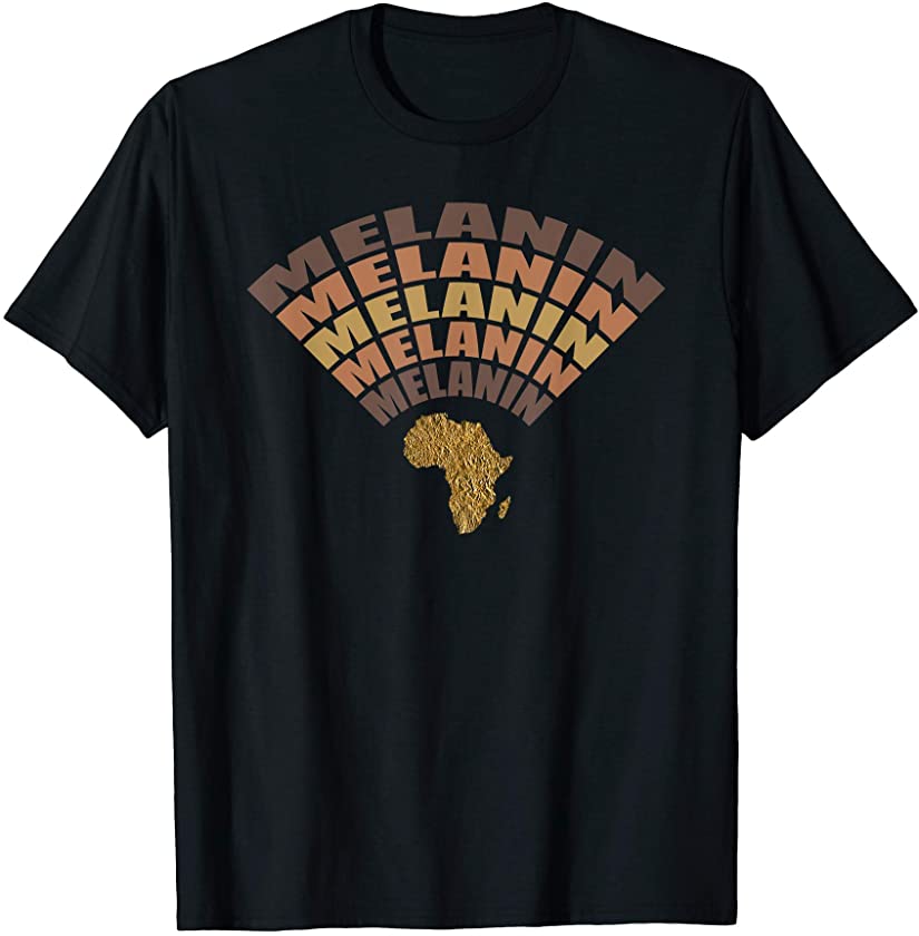 Africa Map Royalty Melanin Black History Pride African Gift T-Shirt