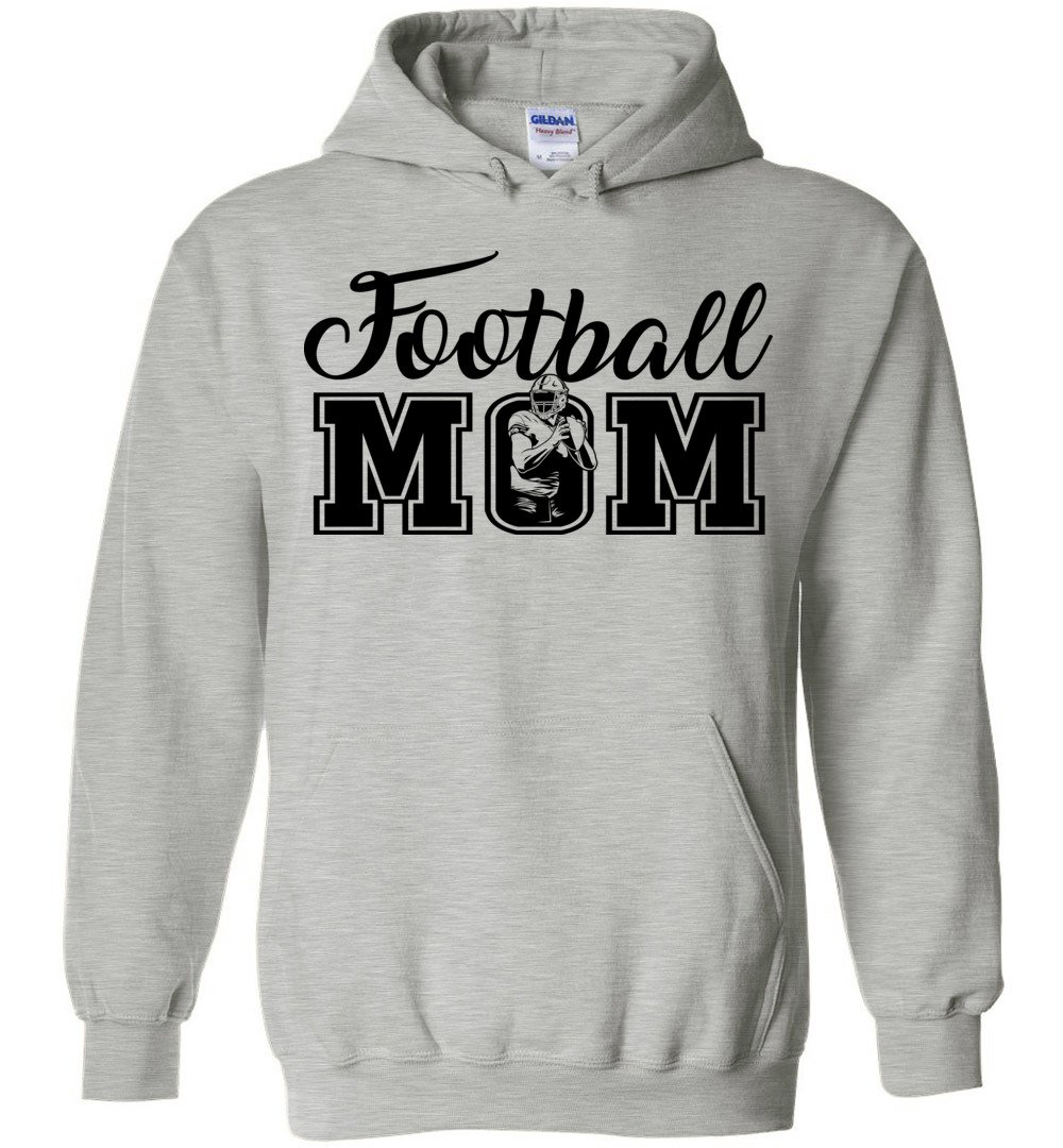 Football Mom Hoodies With Football Player