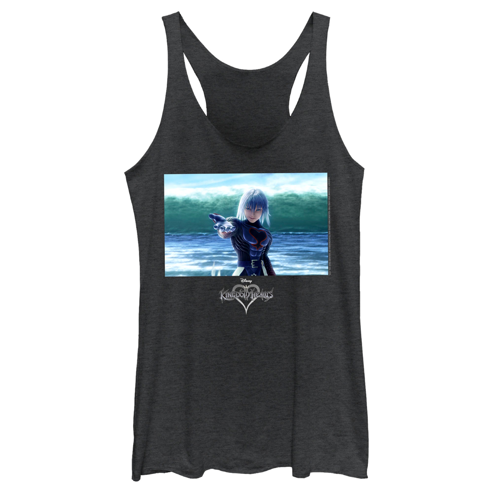 Women’S Kingdom Hearts 1 Heartless Riku Racerback Tank Top