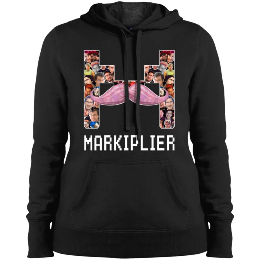 AGR markiplier-logo-collage Ladies’ Pullover Hooded Sweatshirt