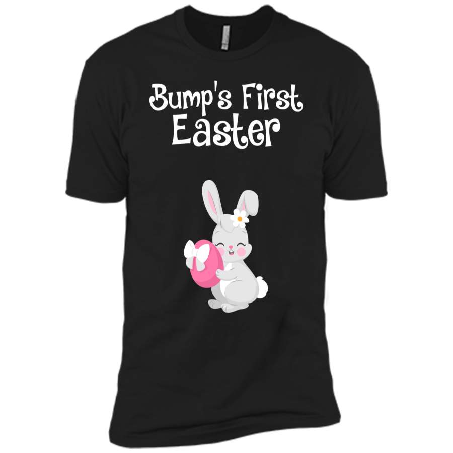 Baby Bumps First Easter Shirt – Bunny Pregnancy Easter Shirt Next Level Premium Short Sleeve Tee