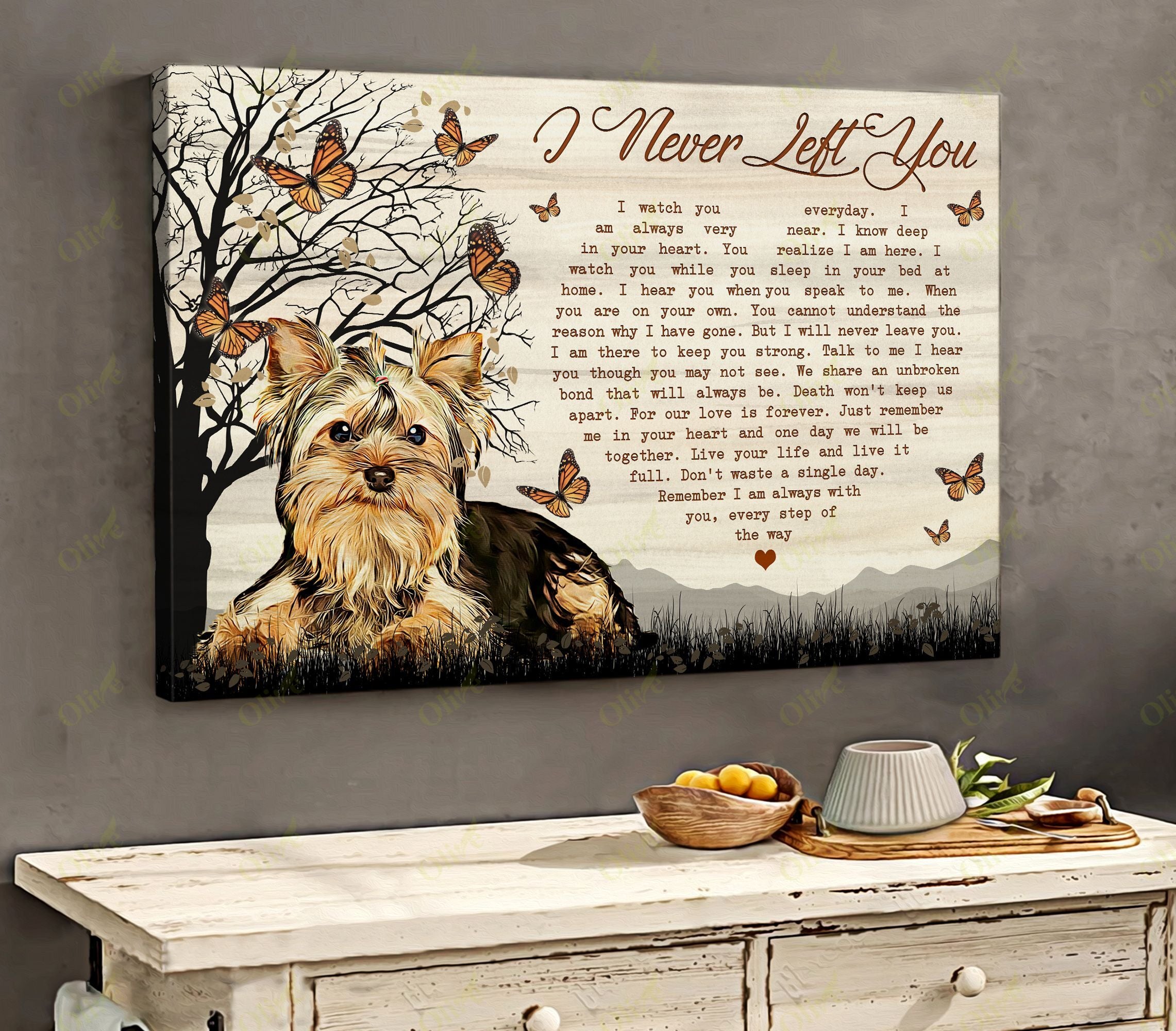 Yorkshire – I Am Always With You Canvas Wall Art Home Decor