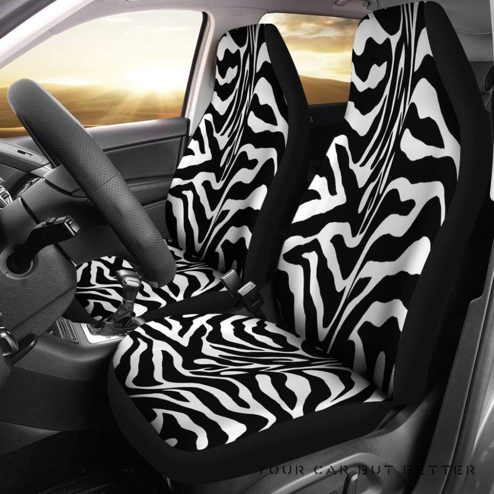 Zebra Print Custom Car Seat Covers 173016