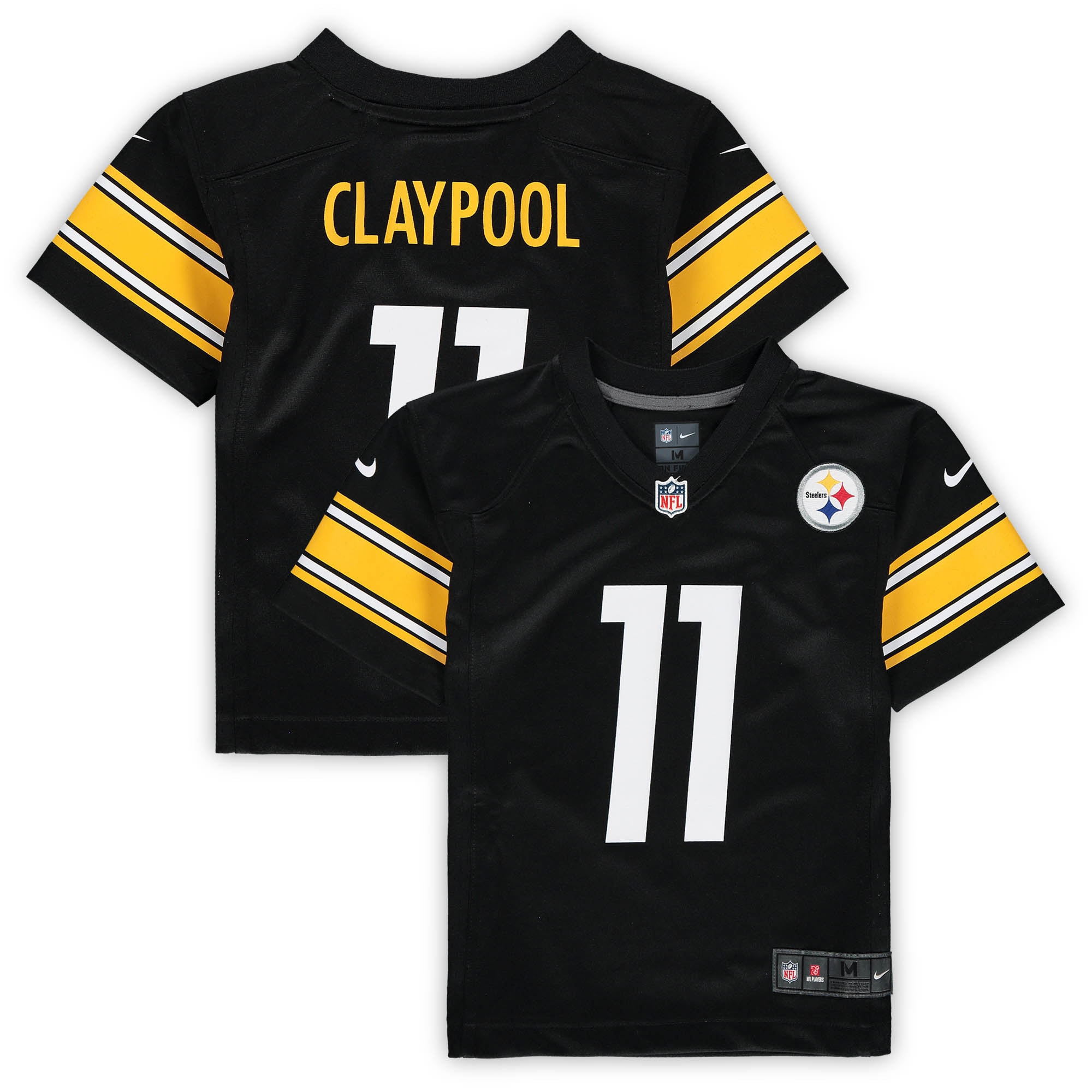 Chase Claypool Pittsburgh Steelers Preschool Game Jersey – Black NFL