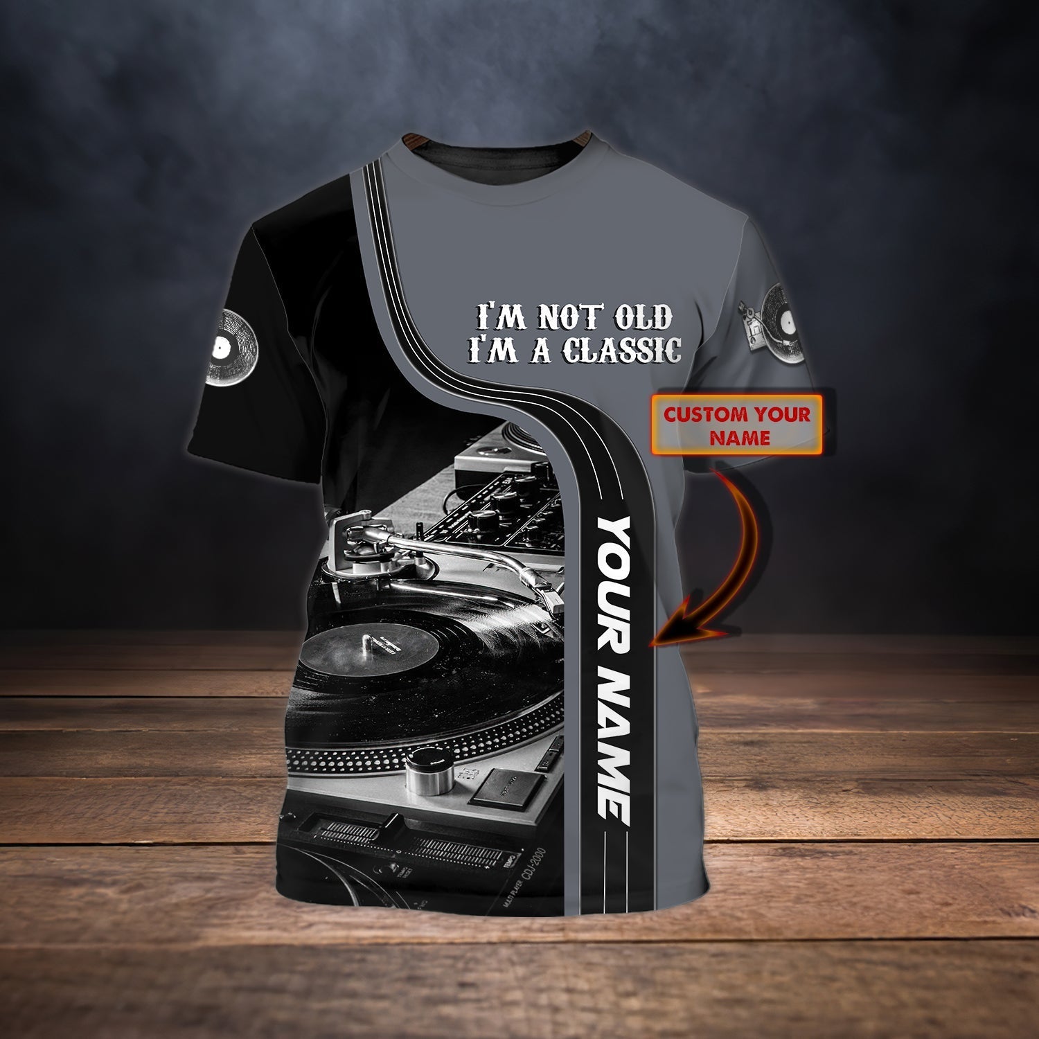 Personalized 3D Dj Shirt, I’M Not Old I’M A Classic, Dj Shirt