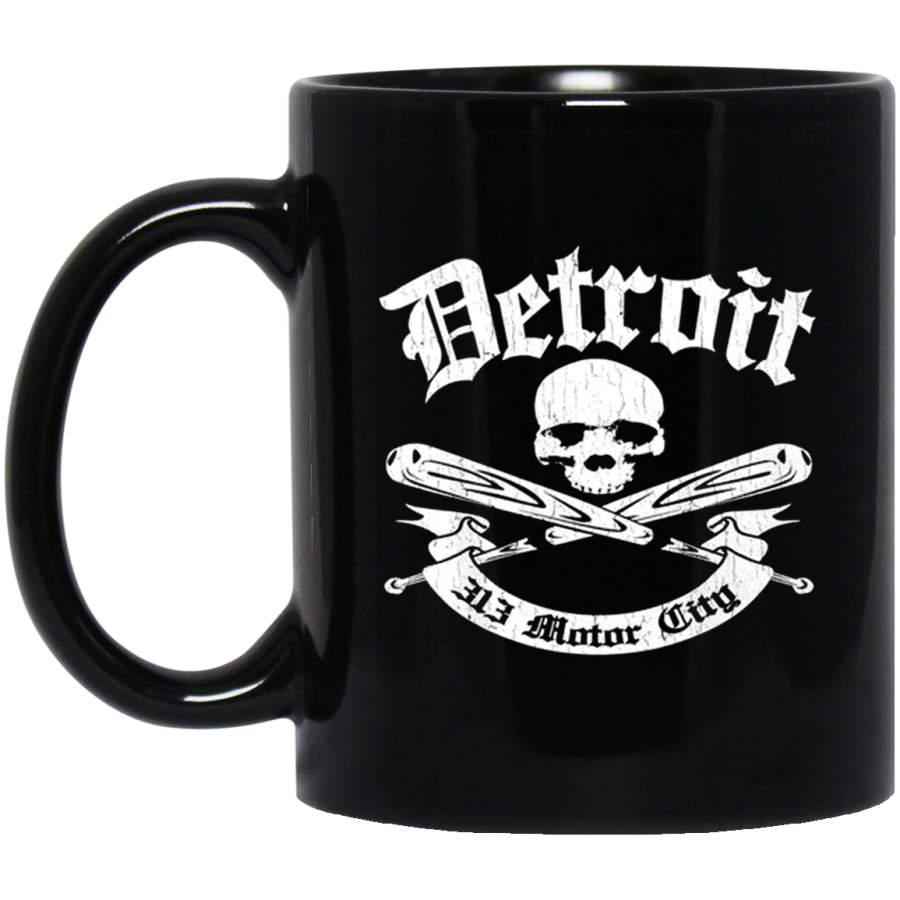 Detroit 313 Motor City Vintage 11 oz Mug