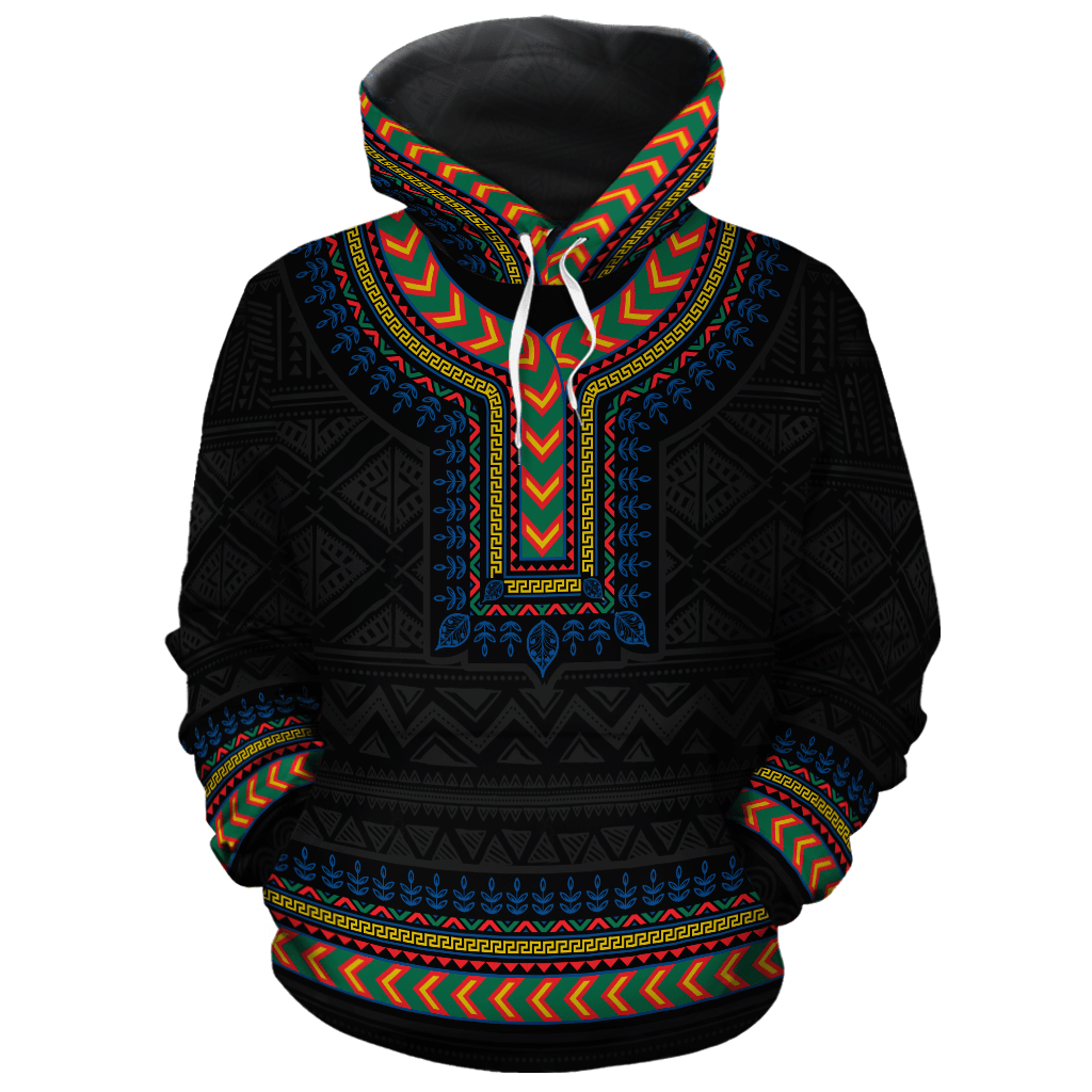 Printed Dashiki Hoodie Bt10