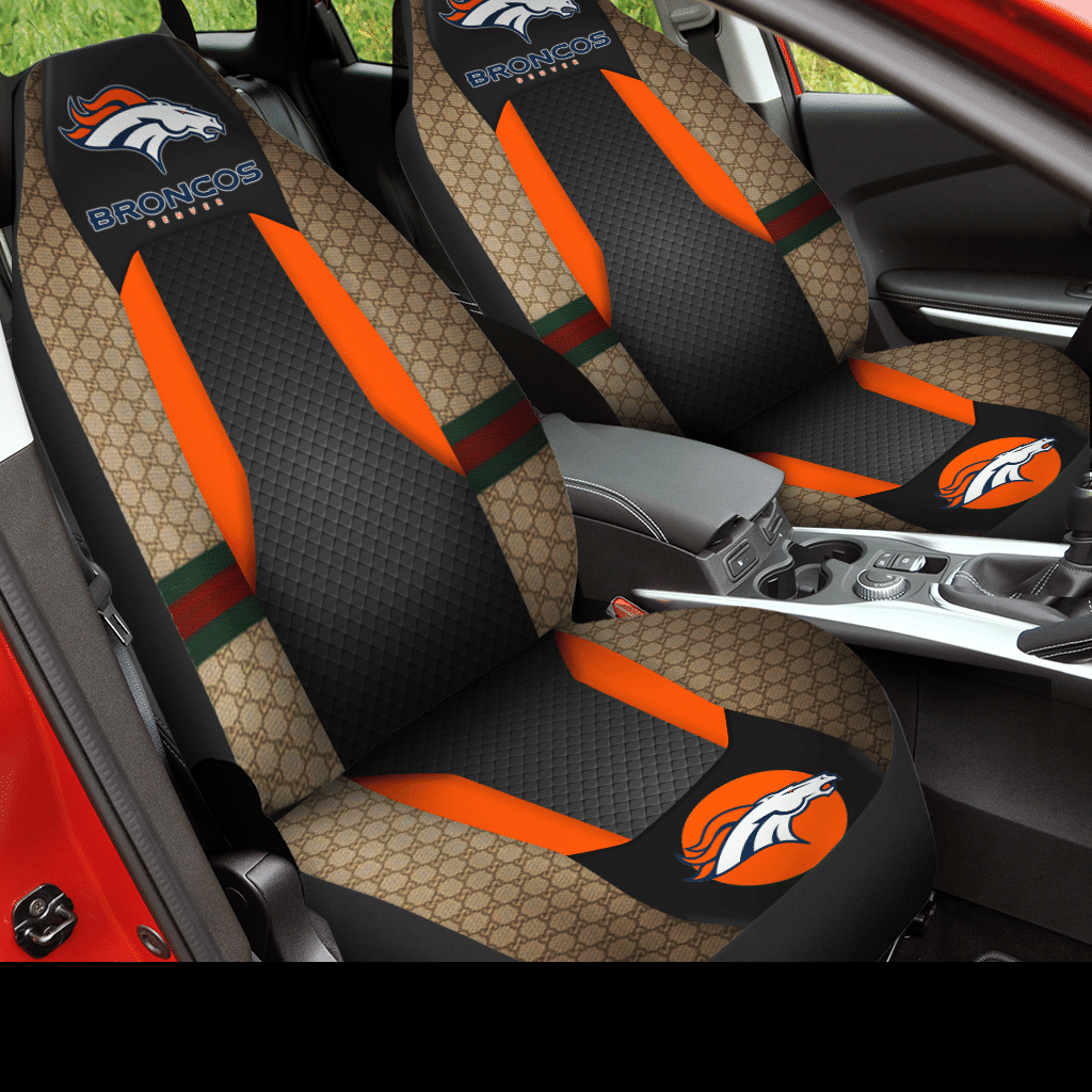 Denver Broncos Car Seat Covers (Set Of 2) – Xl1