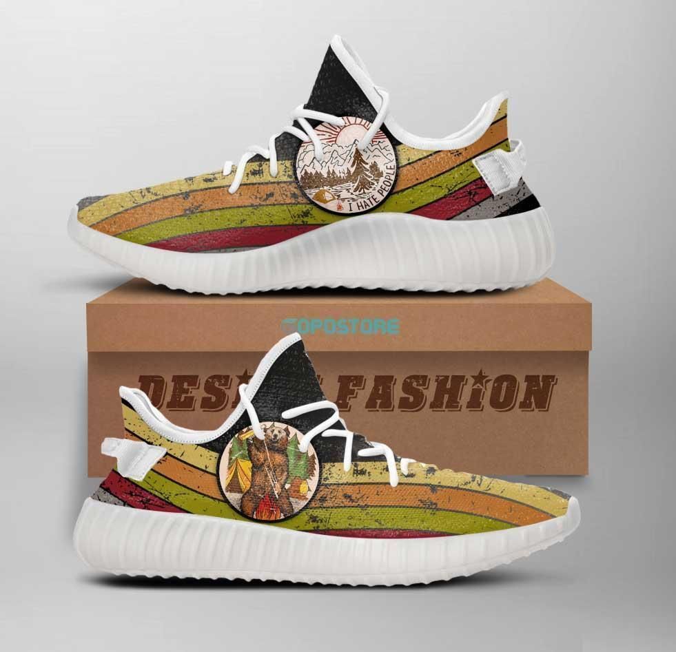 Camping Art Like Yeezy Shoes Limited Shoes Custom Shoes