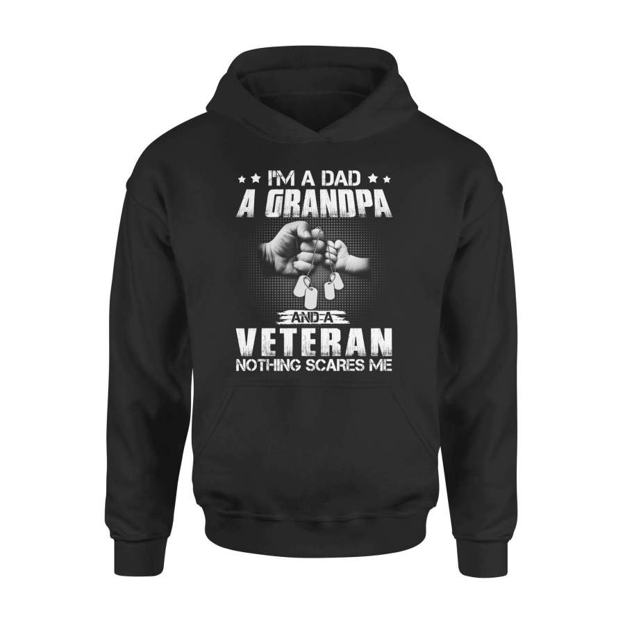 Veteran – Nothing scares me – Standard Hoodie