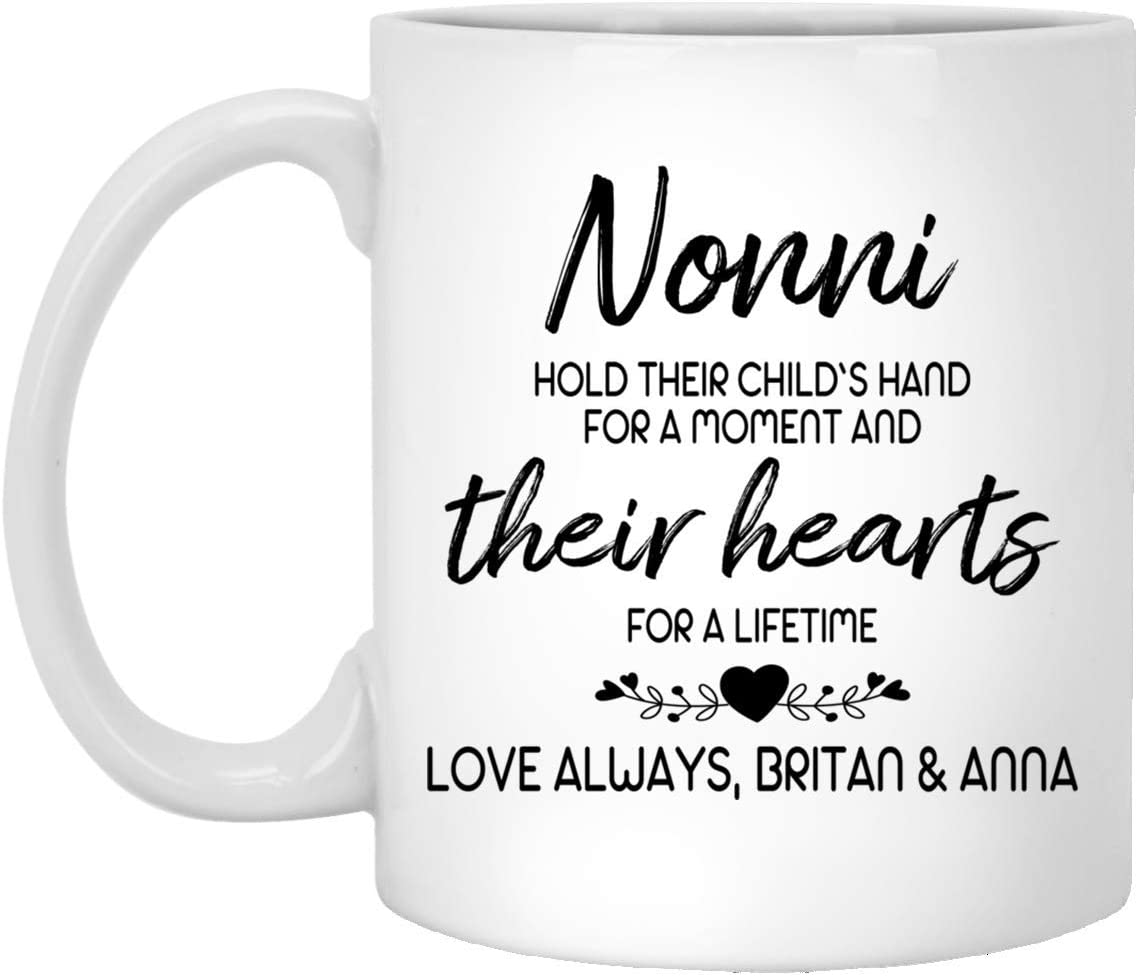 Personalized Nonni Coffee Mug – Coffee Mug For Nonni – Coffee Mug For Mothers – Family Coffee Mug – Mother’S Day Gift 11Oz