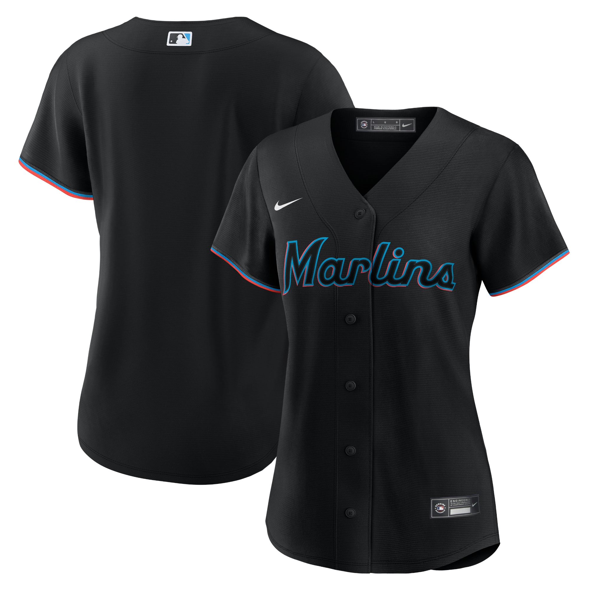 Women’s Miami Marlins Black Alternate Team Jersey