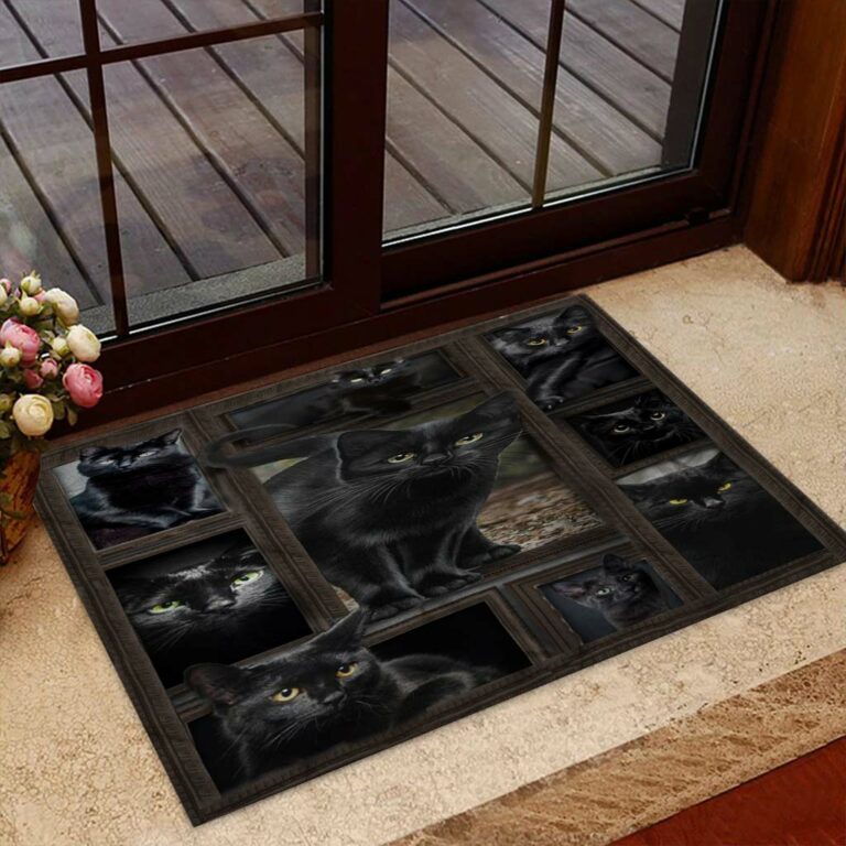 Black Cat 3D Doormat