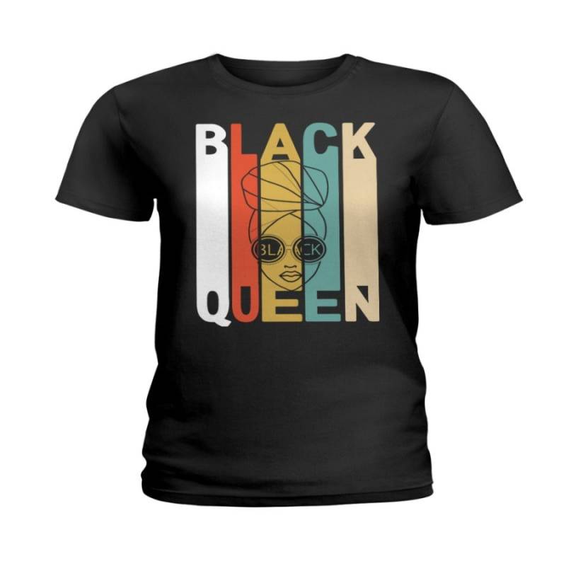 Black Queen And Afro Headwrap Shirt