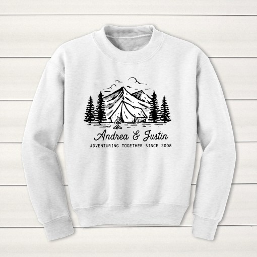 Custom Love Camping Couple Shirt H12, Custom Name , Custom Shirt (6228)