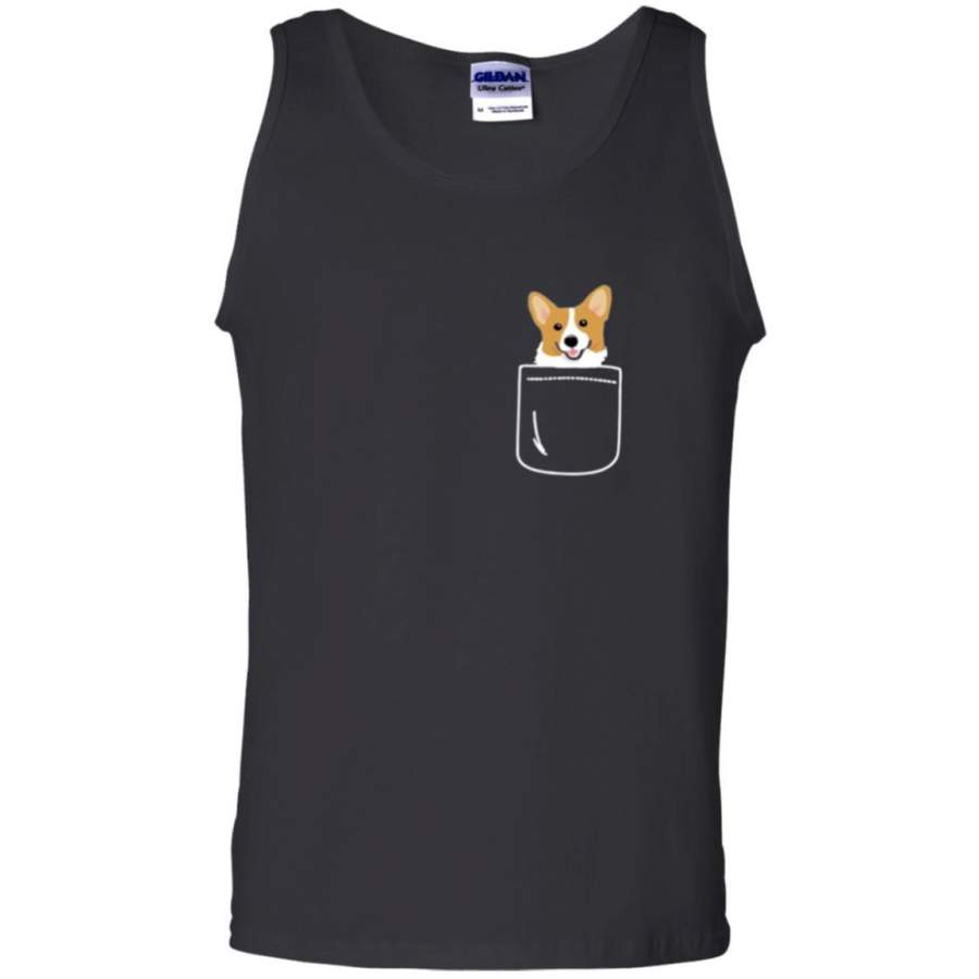 Puppy Dog Lover T-shirt Corgi In Your Front Pocket