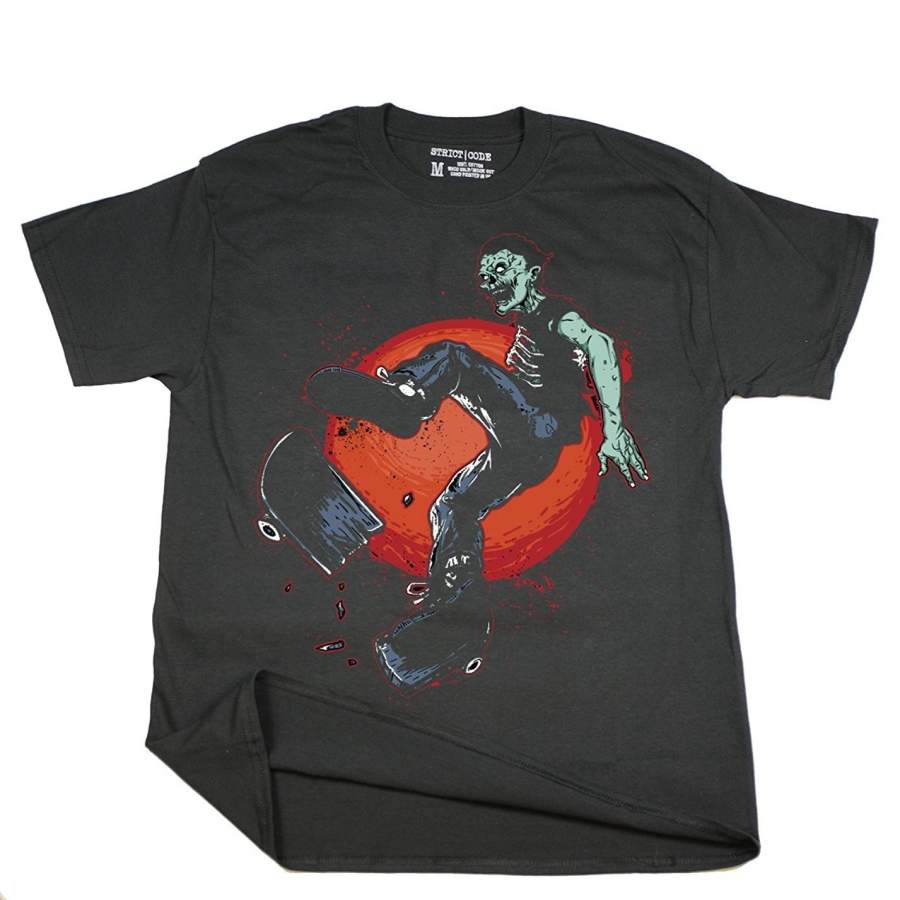 Zombie Skateboard  Men’S Fashion T-Shirt