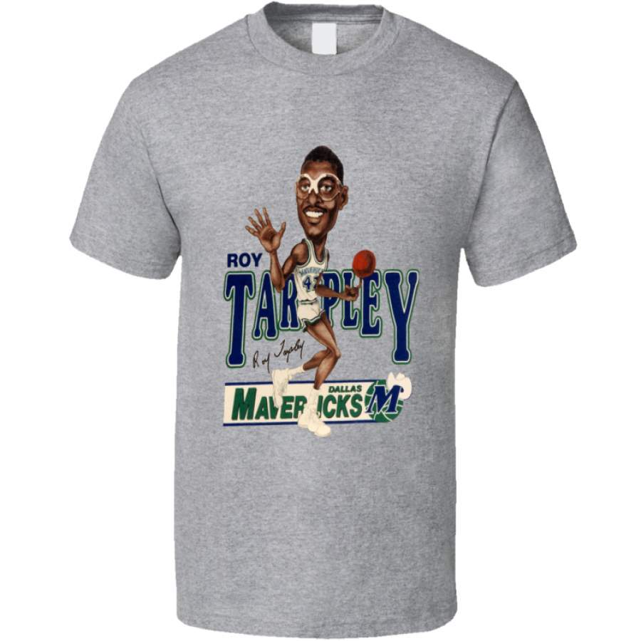 Roy Tarpley Dallas Basketball Retro Caricature T Shirt