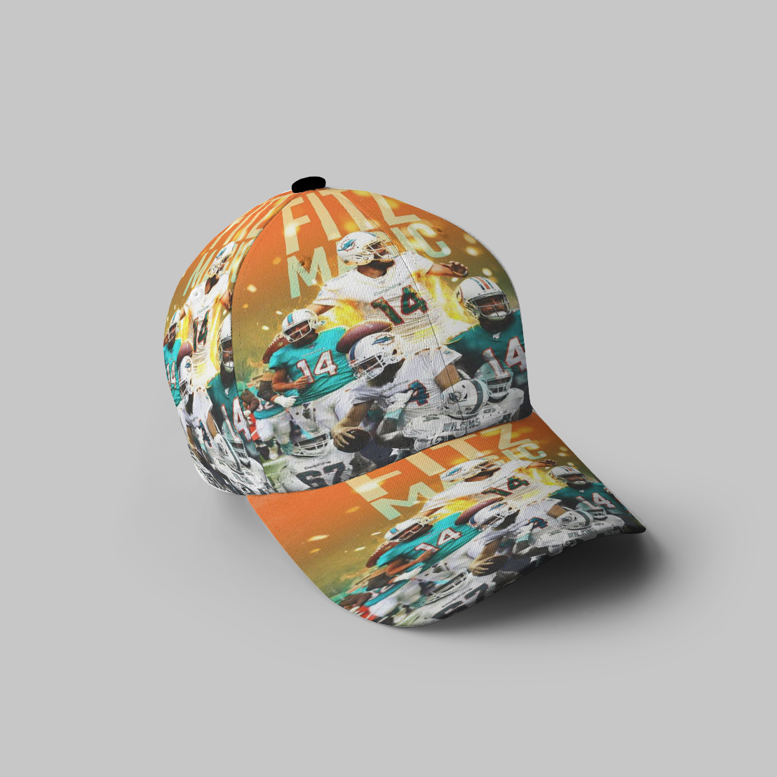 Miami Dolphins Jarvis Landry1 3D Printing Baseball Cap Classic Hat