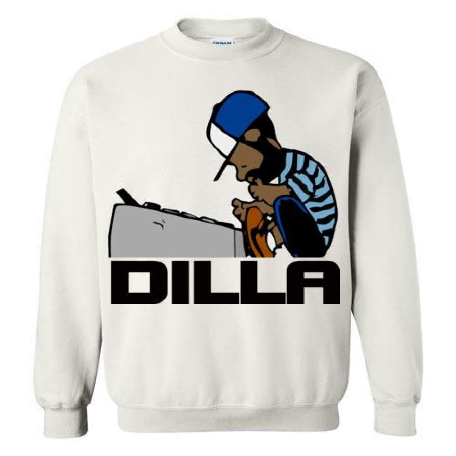 J Dilla, Jay Dee,Slum Village, Detroit, Hip Hop, Beatmaker, v1a, Gildan Crewneck Sweatshirt T-Shirt