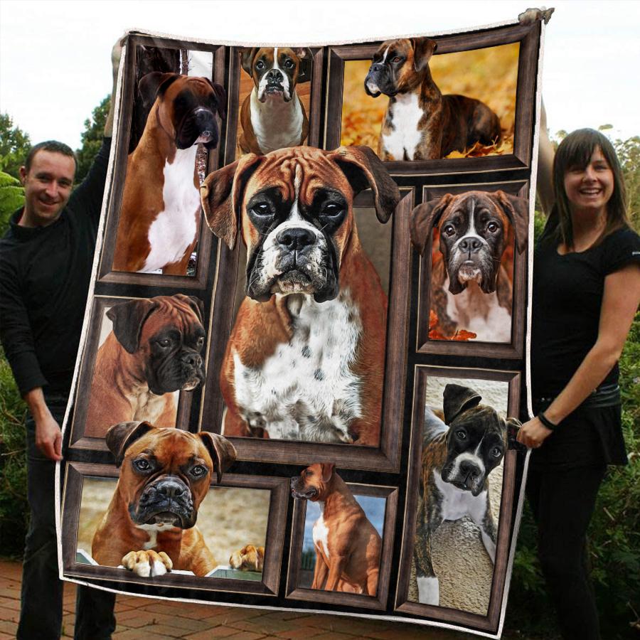 Boxer Blanket Dog Blanket Custom Design