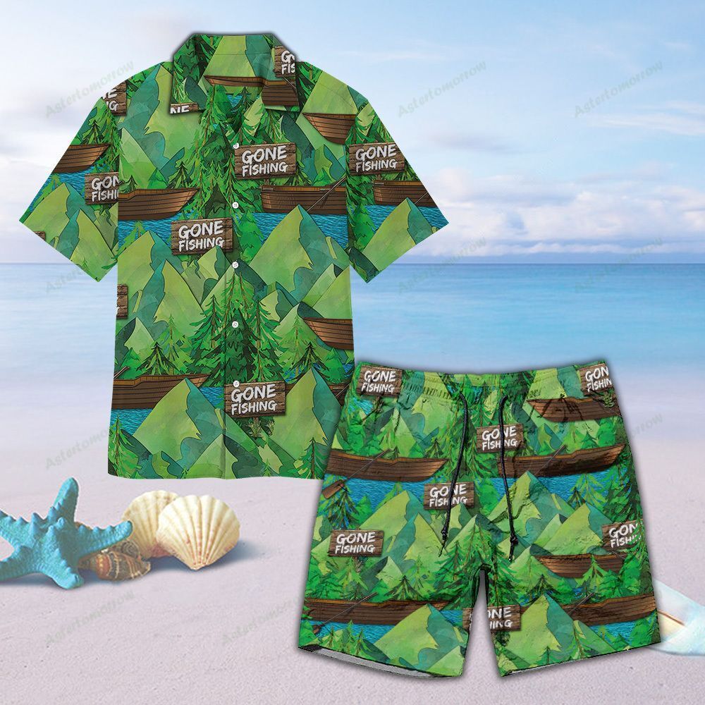 Gone Fishing Unisex Hawaiian Shirt Beach Hawaiian Ha9524