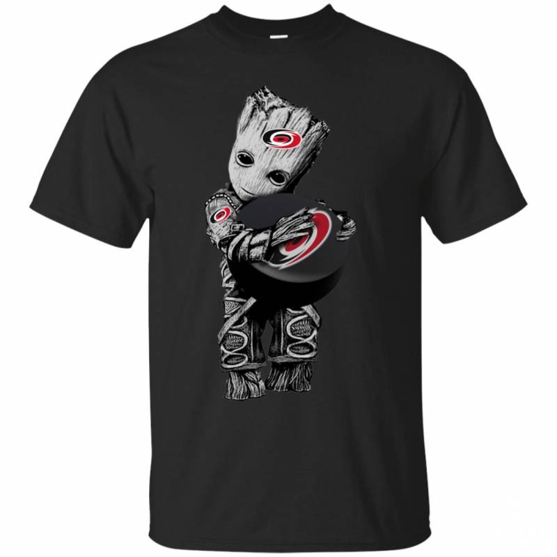 Carolina Hurricanes Guardians Of The Galaxy Groot Hockey T-shirts