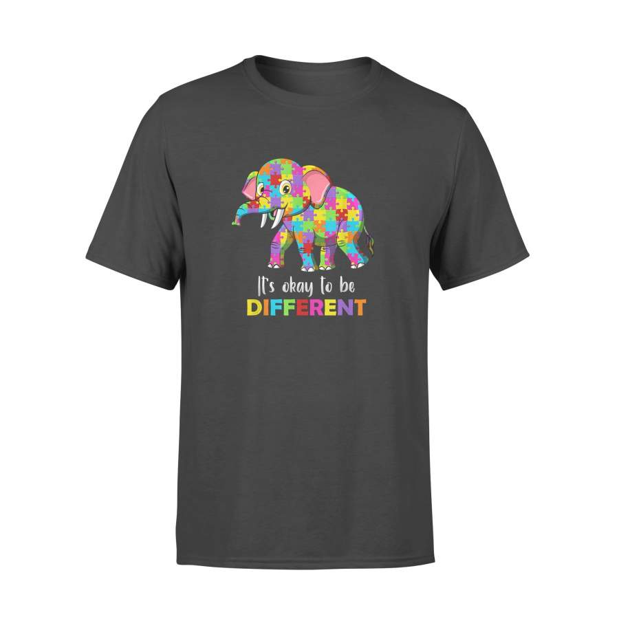 It’s Okay To Be Different Autism Awareness Elephant – Standard T-shirt