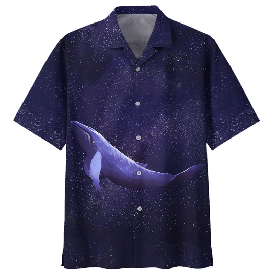 Whale Hawaiian Shirt, Big Hawaiian Shirt, Short Hawaiian Shirt For Men, Hawaiian Shirt For Women, Aloha Shirt