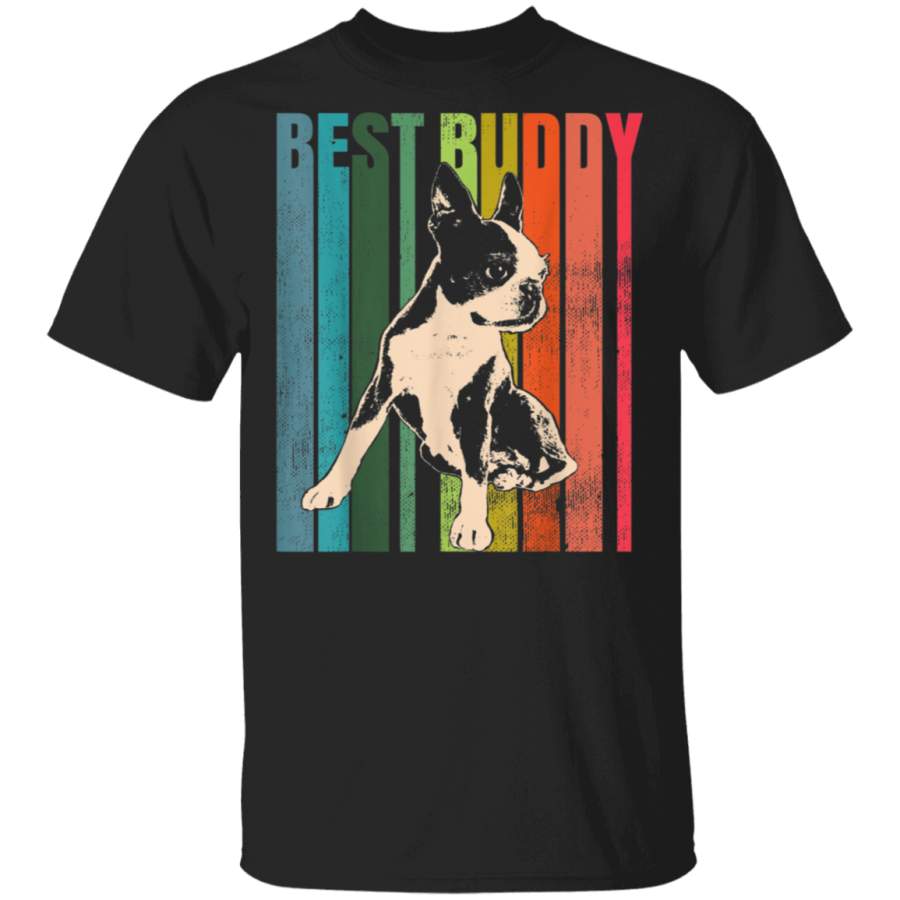 Vintage Boston Terrier TShirt Men Women Kids Gift