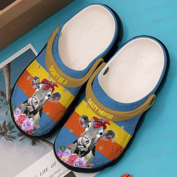 Cow Crocs Classic Clogs Shoes