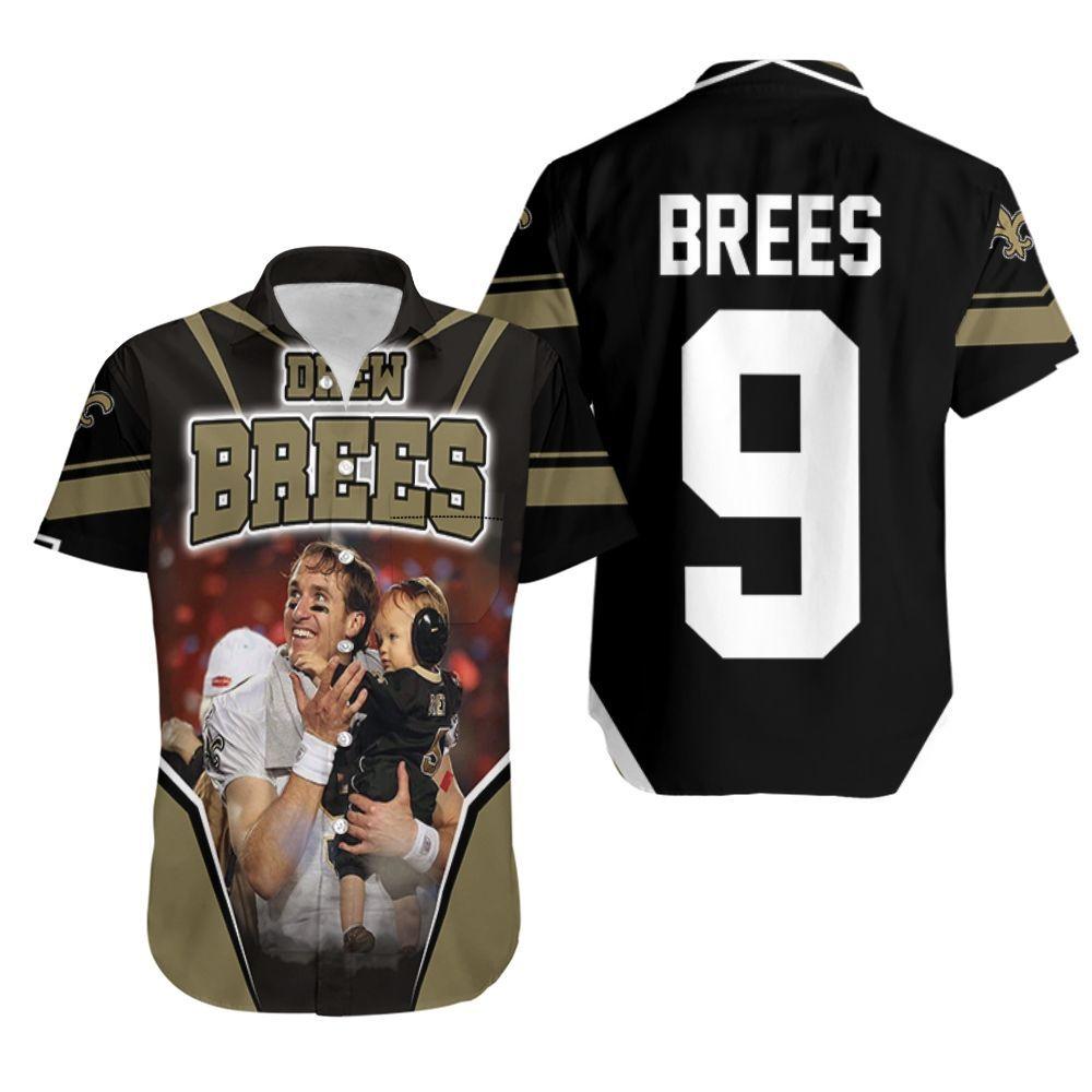 Beach Shirt New Orleans Saints Drew Brees And Son Hawaiian Shirt