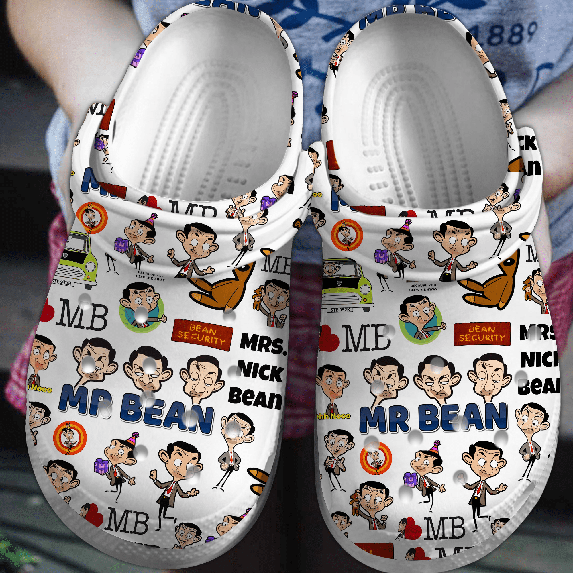 Mr Bean Tv Series Crocss Clogs For Men Women And Kid Ttp2405849736